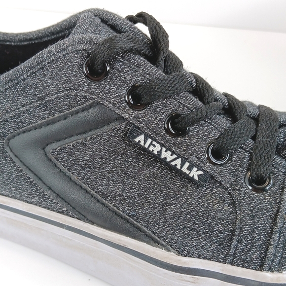 Airwalk Low-Cut Sneakers Shoes Casual Neutral Gray White Men's Size 7 - Picture 3 of 15